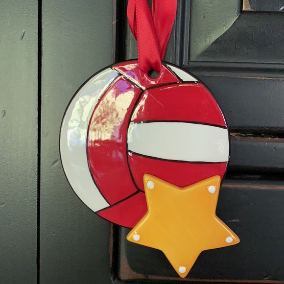 NWT CLAY CHICK CERAMICS Soccer Ornament - Picture 3 of 4